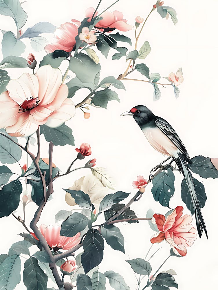 Chinese Bird On A Branch