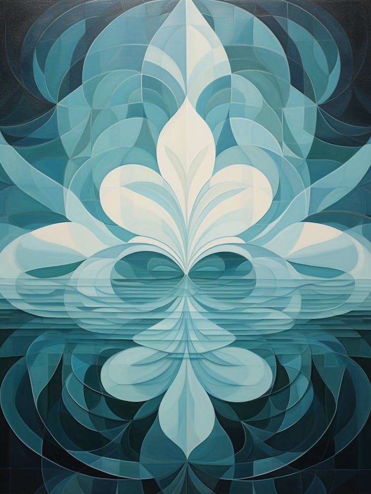 Water Geometric Abstract 2