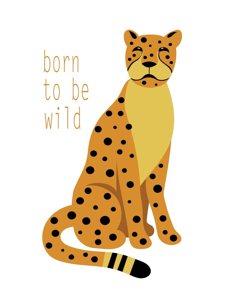 Cheetah Art for Nursery