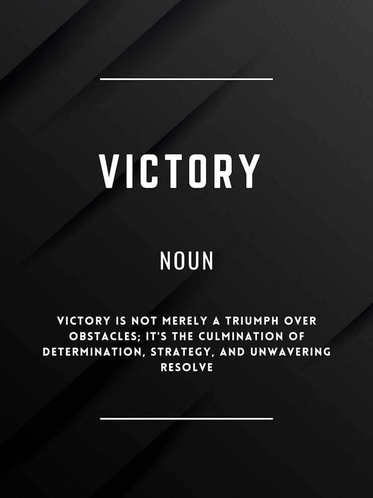 Victory Noun