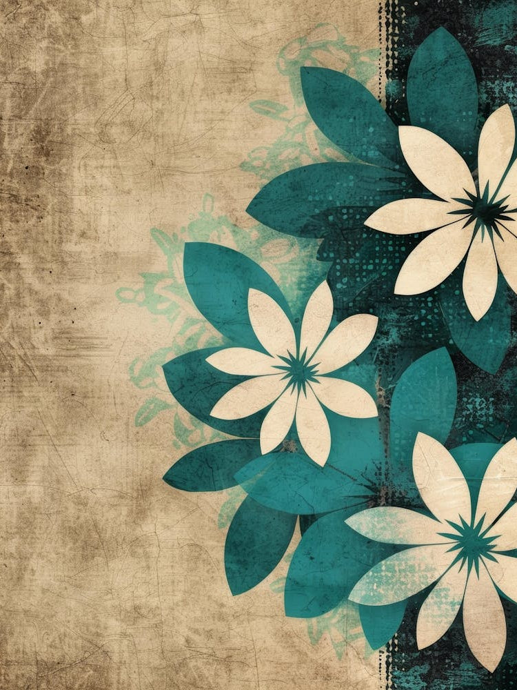 Flowers On A Background