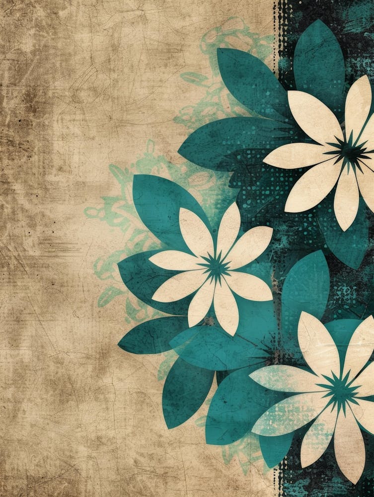 Flowers On A Background