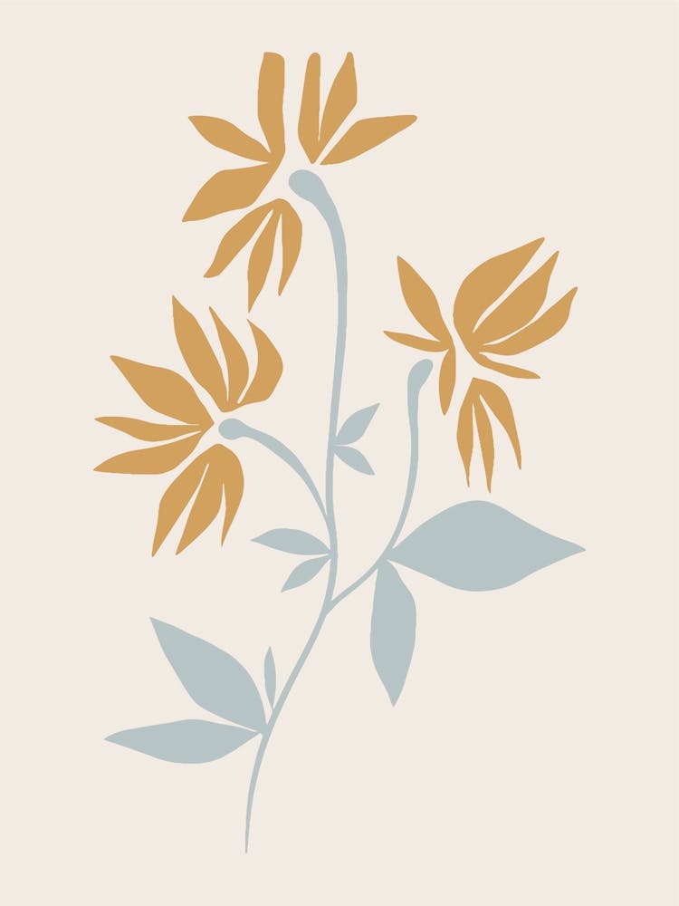 Still Life of a Flower Minimalist