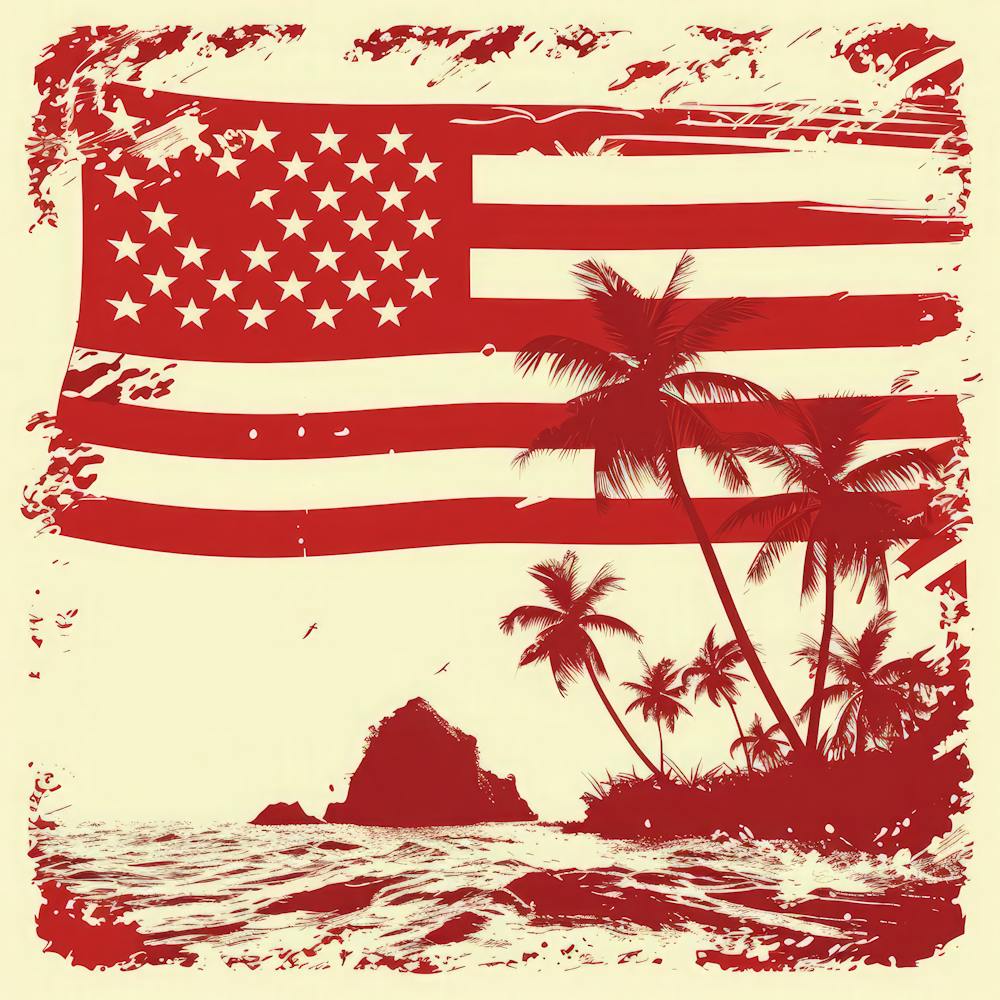 Retro American Flag