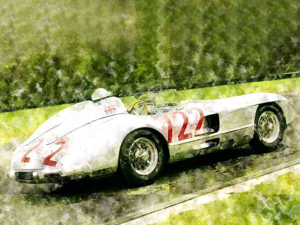 Stirling Moss, Mercedes Benz 300 SLR