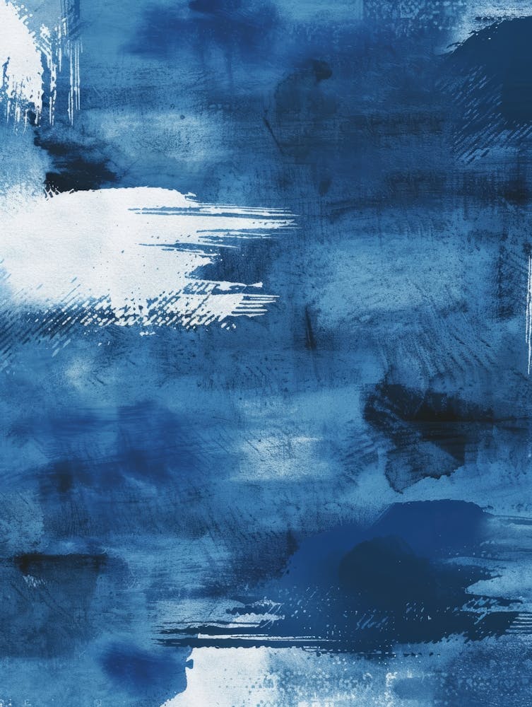 Abstract Blue Painting 2
