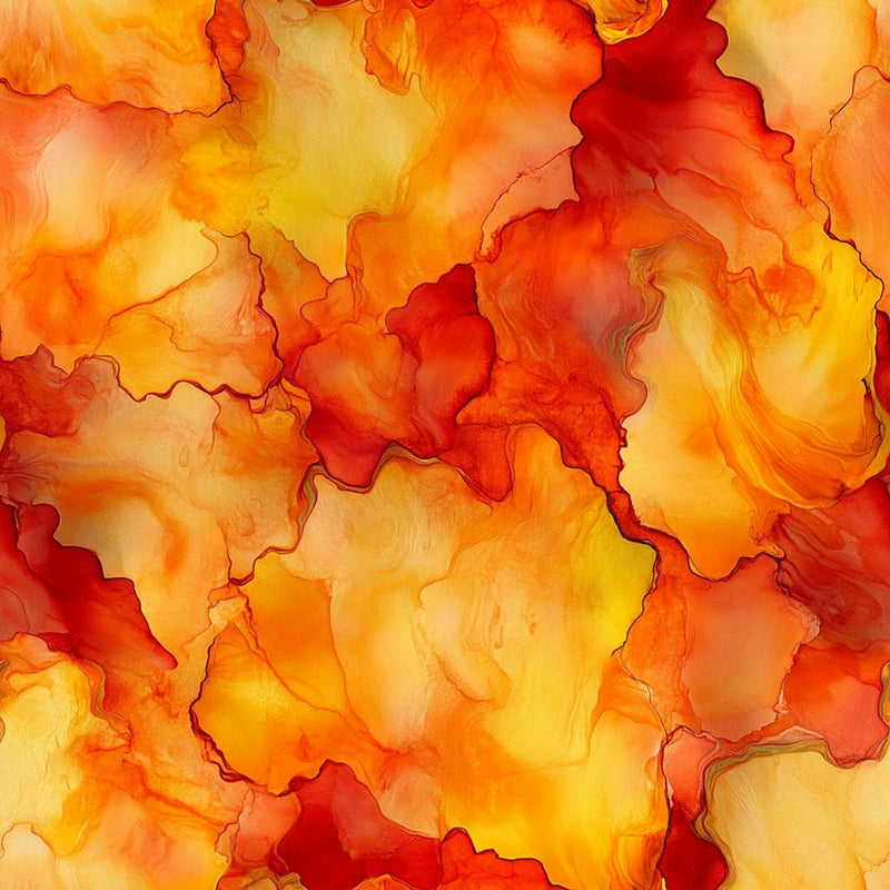 Encre à l'Alcool Fluide Orange d'Automne 5