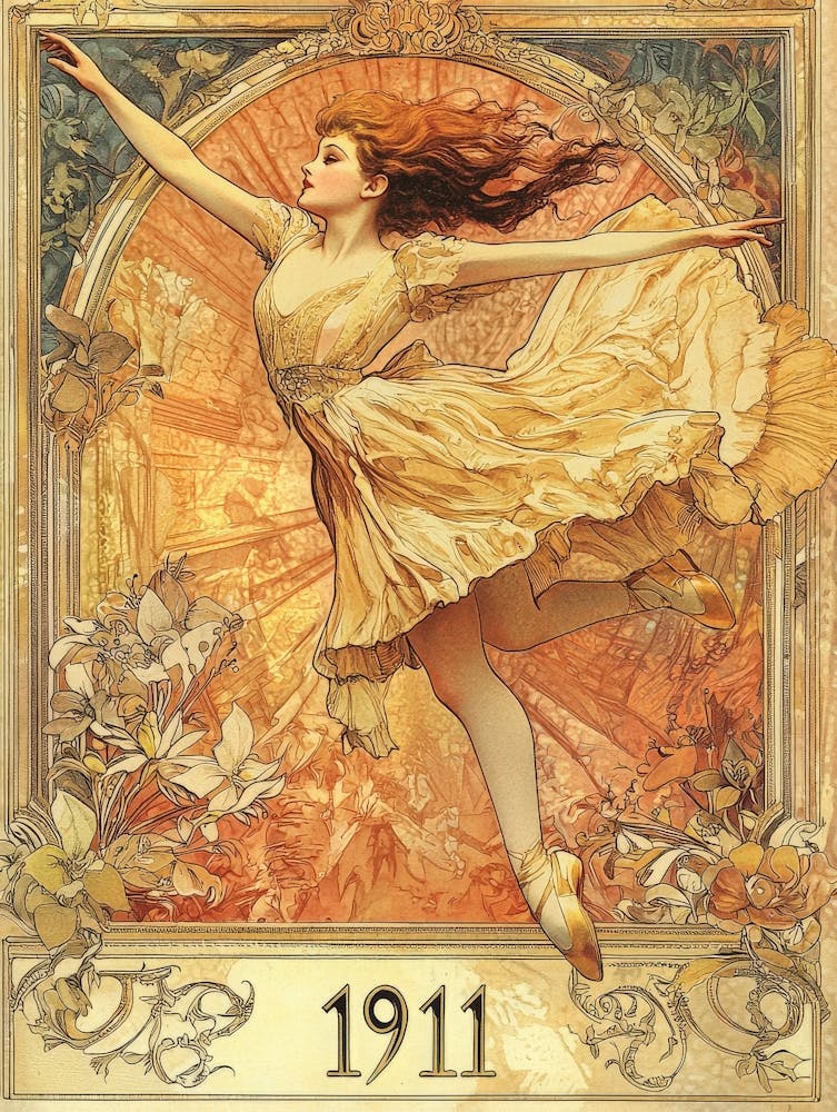 Aihrgdesign A Vintage Art Poster Of A Ballet Performance In 1 784d0630 4c2b 4ddf 8961 F8d7e10d92a6 1