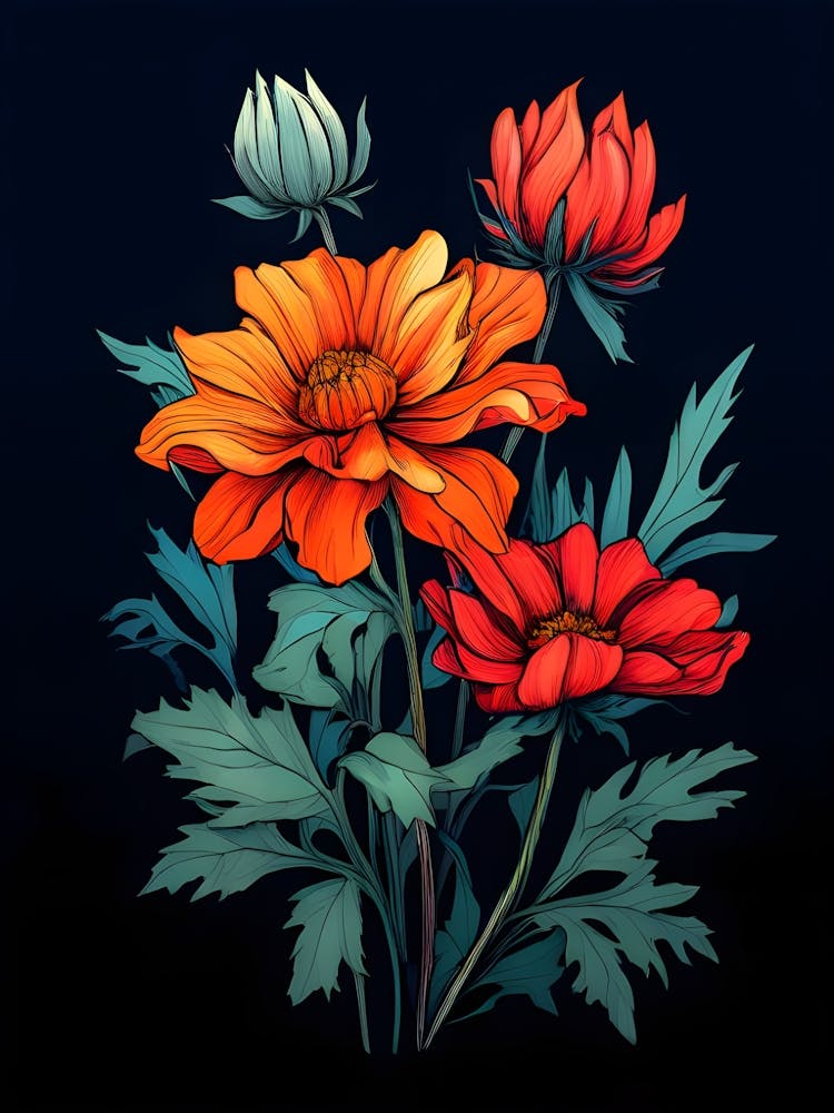 Chrysanthemums 3