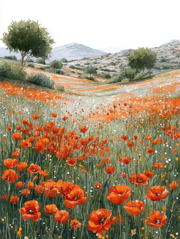 Aihrgdesign Isolated Watercolor Painting Of Countryside Lands Ddc2be08 7ccb 4fb2 A5f9 D162549a31fd 0