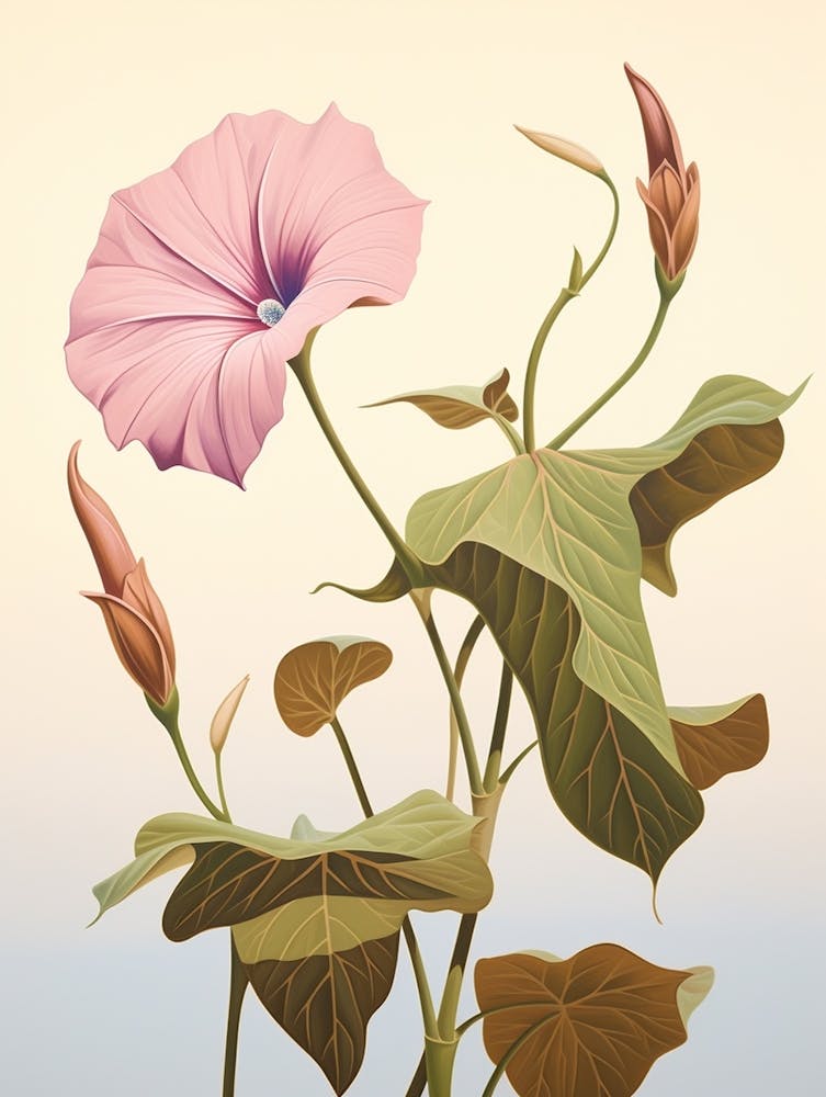 Floral Illustration Morning Glory 2