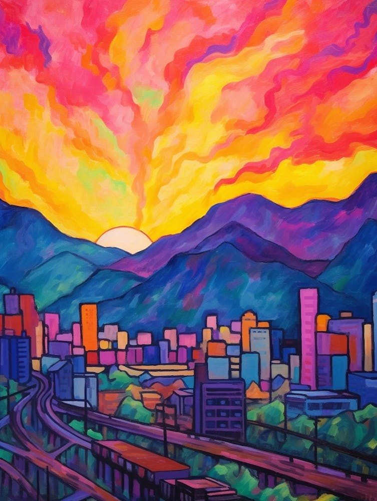 Vancouver Washington Pointillism 4