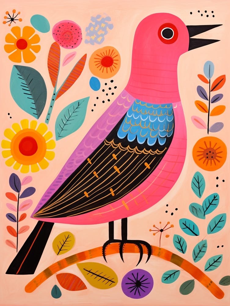 Pink Scandi Cuckoo 1