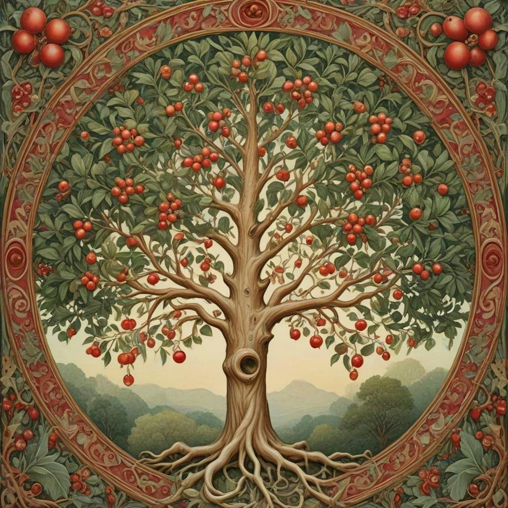 William Morris Floral Pattern Floral Reverie (4)