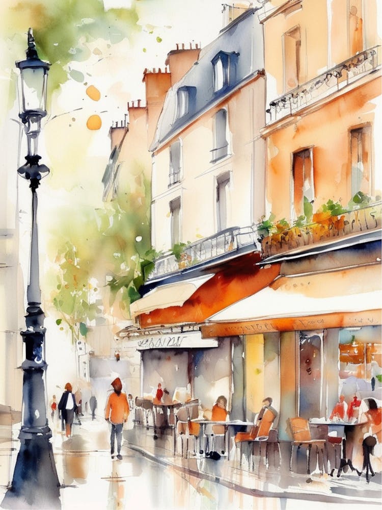 Paris Cafe Street 1