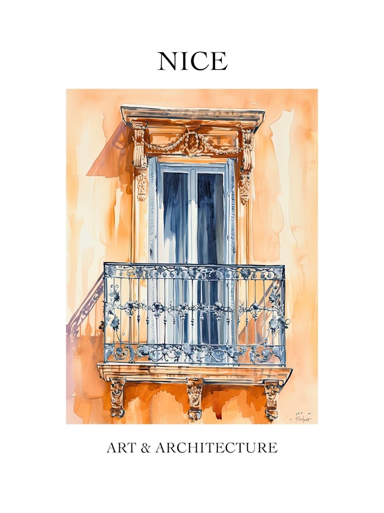Nice Travel And Architecture Poster 4
