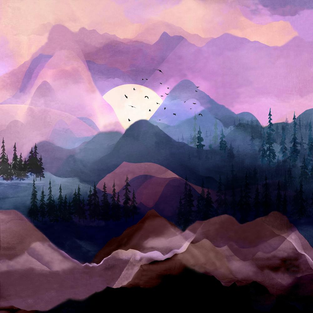 Misty Mountain Morning