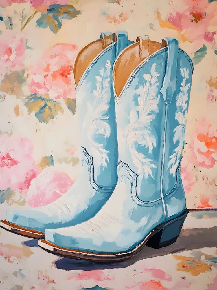 Blue Cowboy Boots