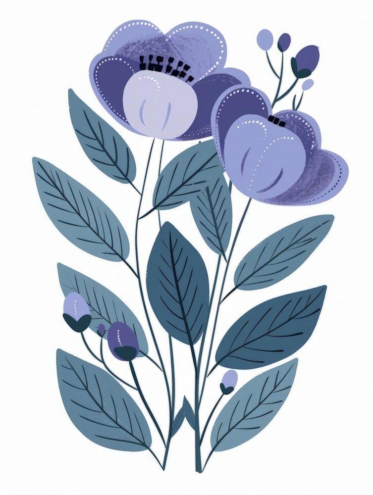 Blue Flowers 56