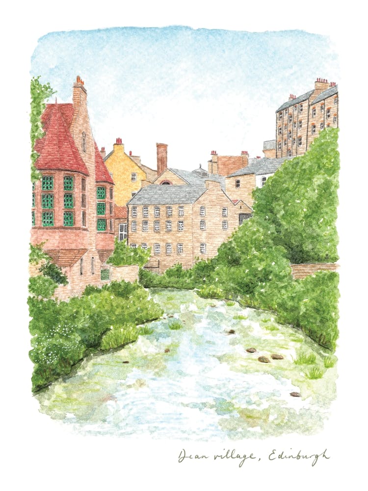 Dean Village, Edinburgh, Water of Leith