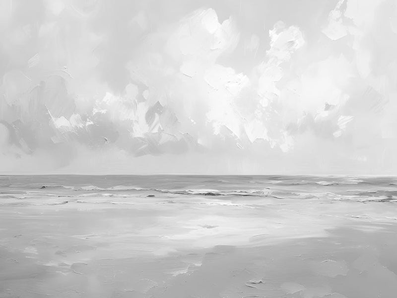 Black And White Of The Beach