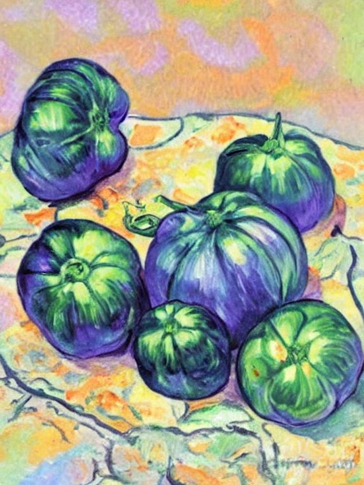 Tomatillo Fauvist vegetable