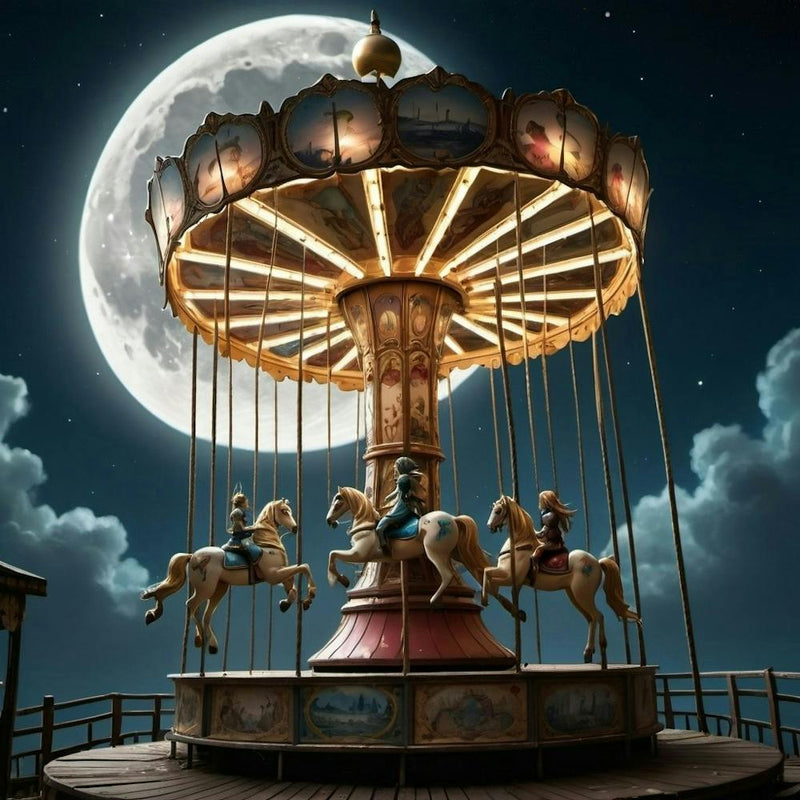 Carousel At Night