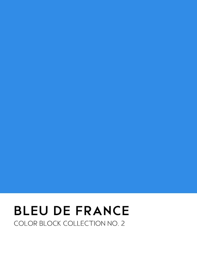 Bleu De France Color Block Collection Wall