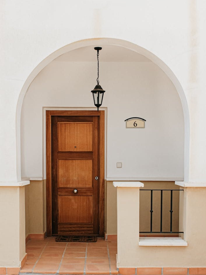 The Brown Holiday Home Door In Spain Travel