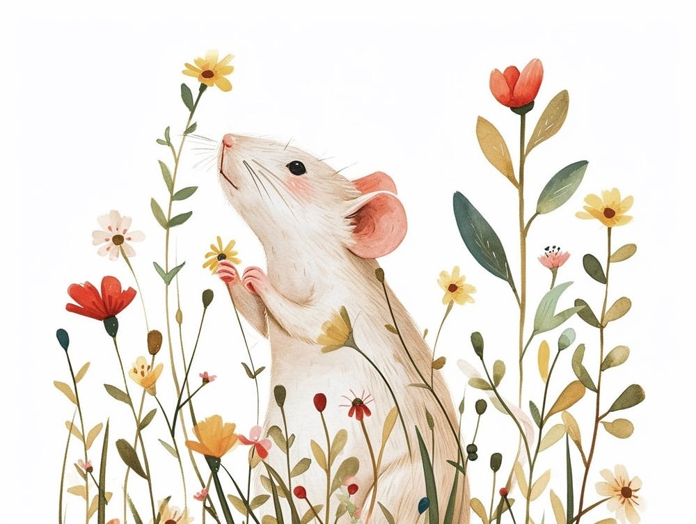 Little Floral Rat 1
