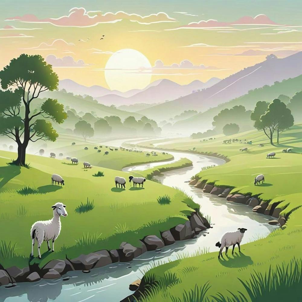 Grassland With Ship (1) 1