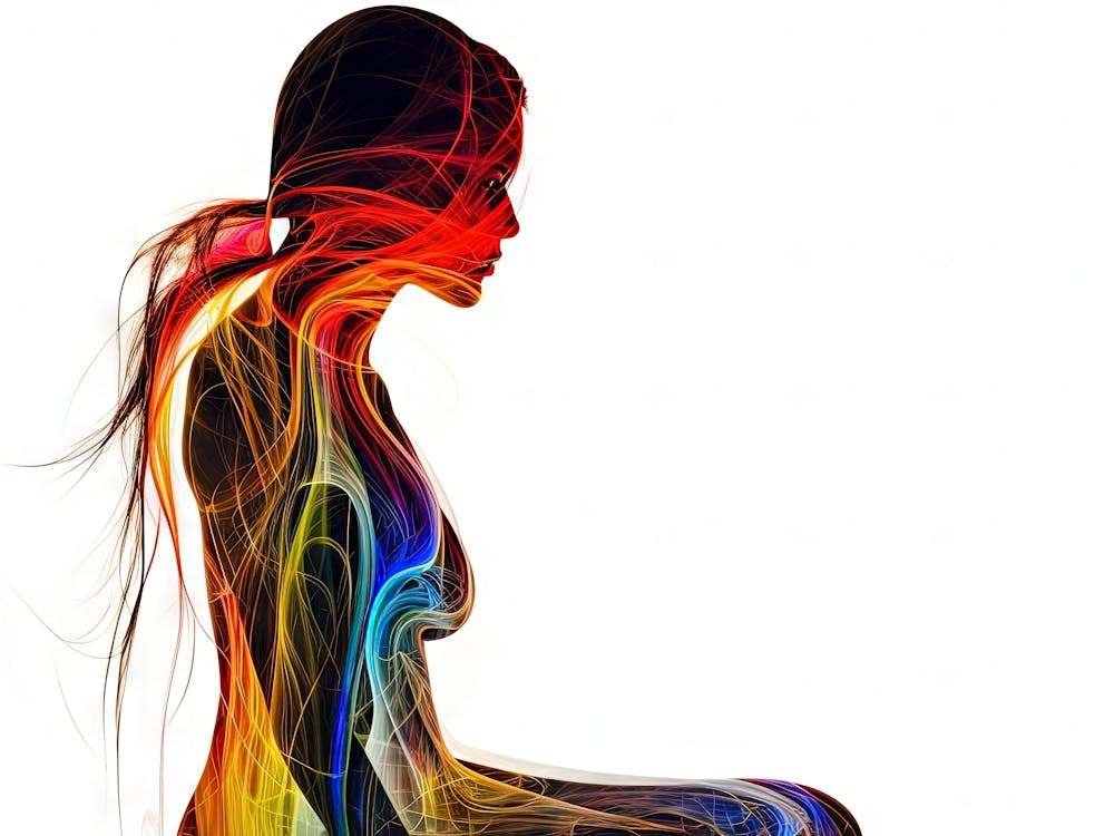 Woman In Yoga Pose