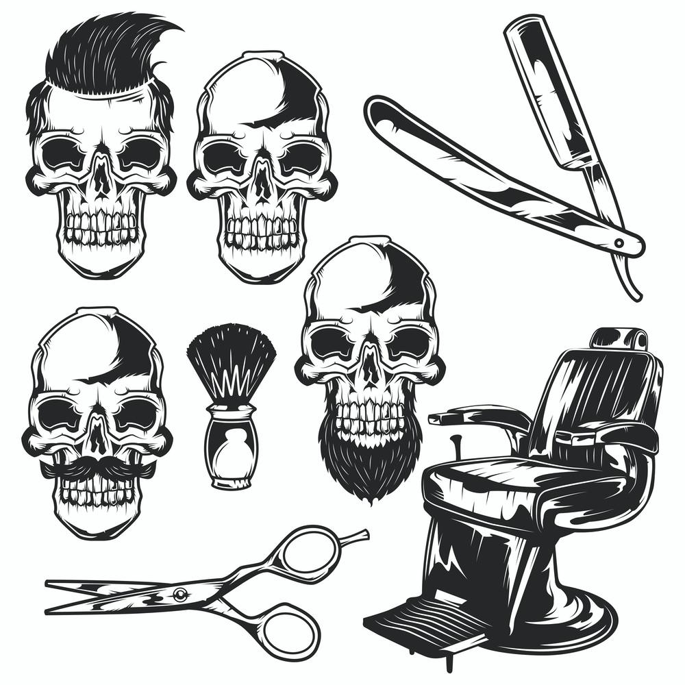 Barbershop Skulls