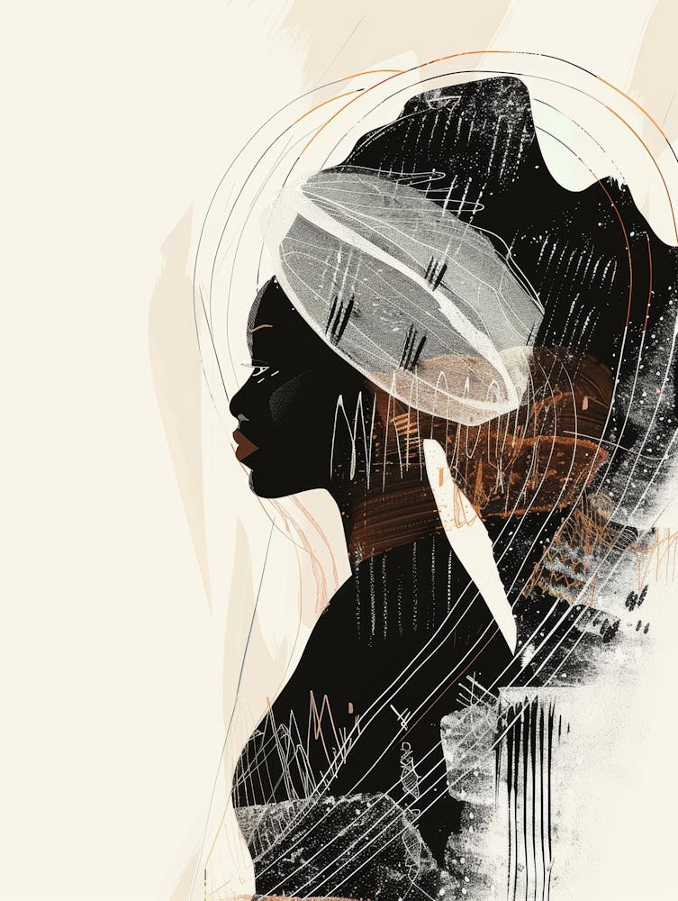 Porträt einer afrikanischen Frau 68