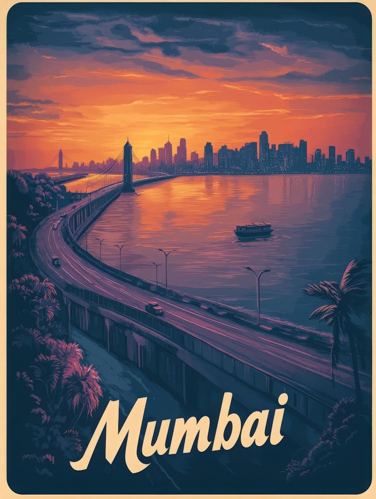 Aihrgdesign A Mid Century Modern Travel Poster For Mumbai Sho 6536f975 9887 423c Bfa9 797b81c44593 3