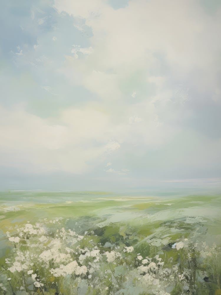 Spring Farmhouse Painting