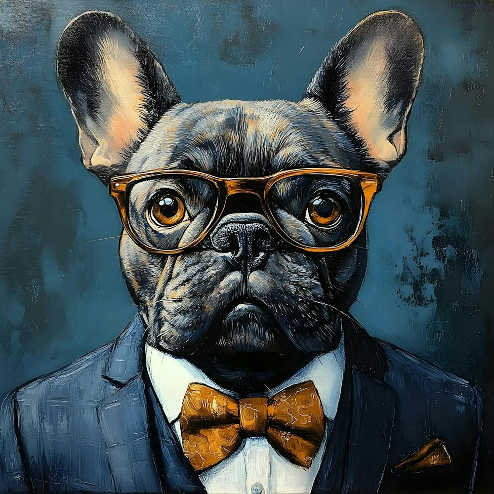 This Frenchie Is All Business 3