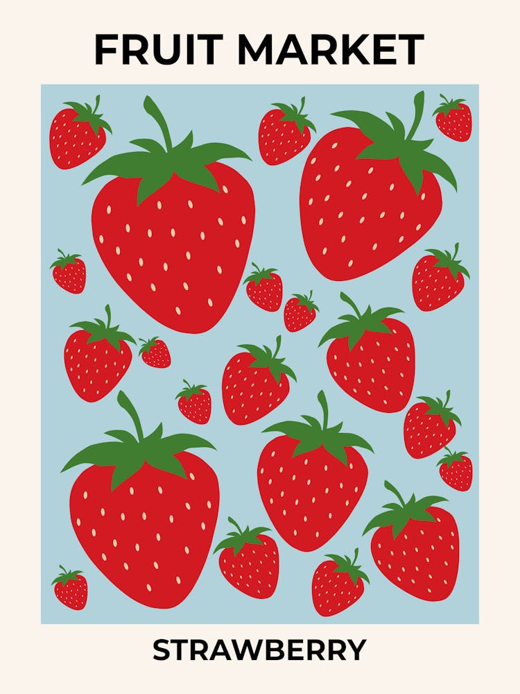 Fruit Market Strawberry | 01