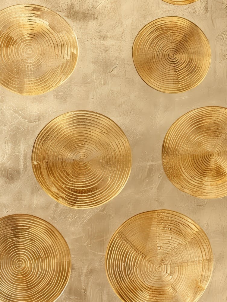Gold Circles 5