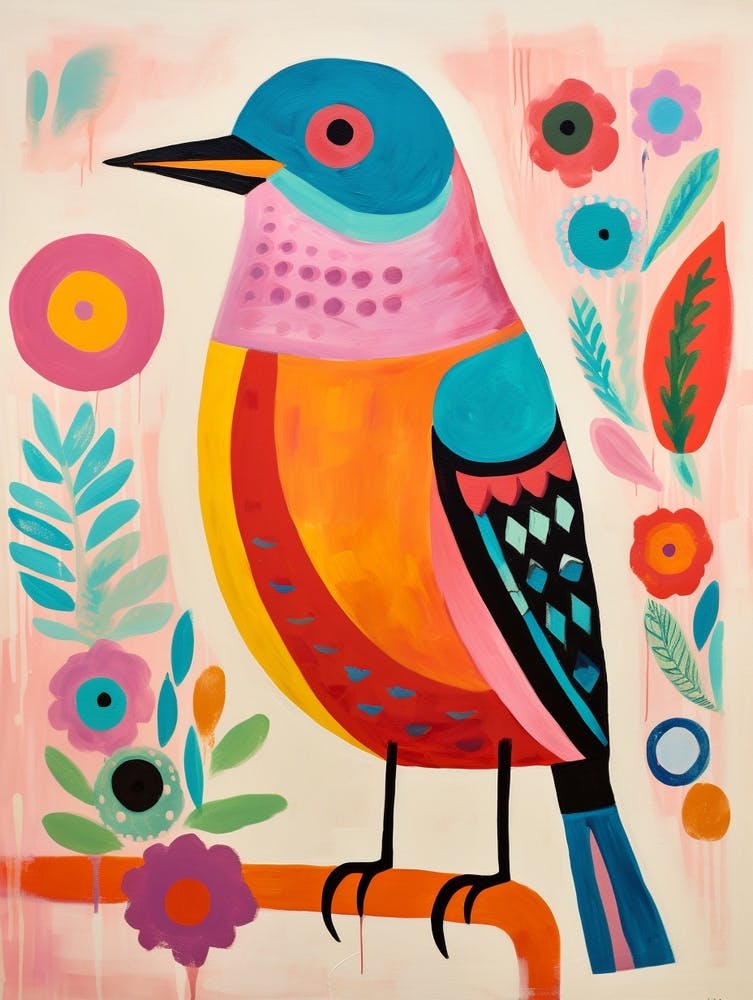 Pink Scandi Robin 2