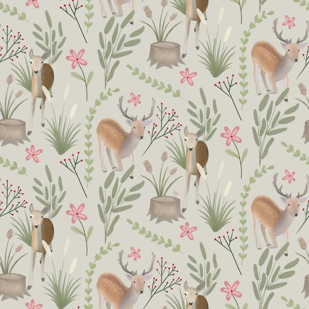Forest Deer Pattern