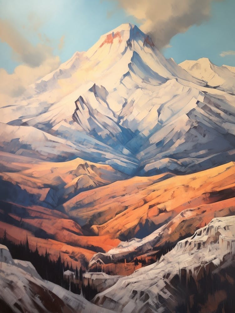 Mount St Helens Usa 4 Mountain Painting