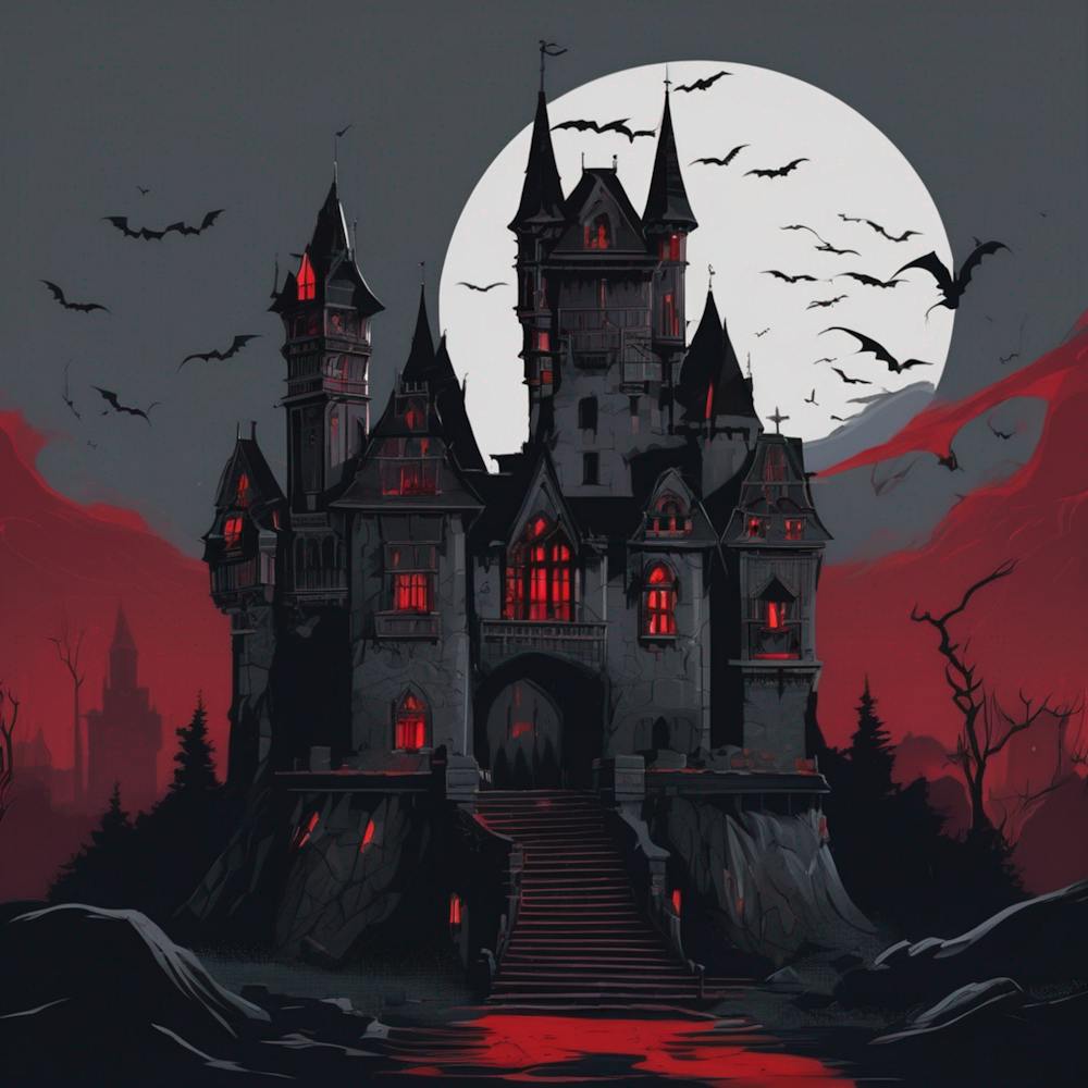 Castle Dracula Vampire Horror