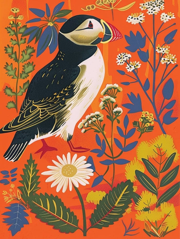 Spring Birds Puffin 2