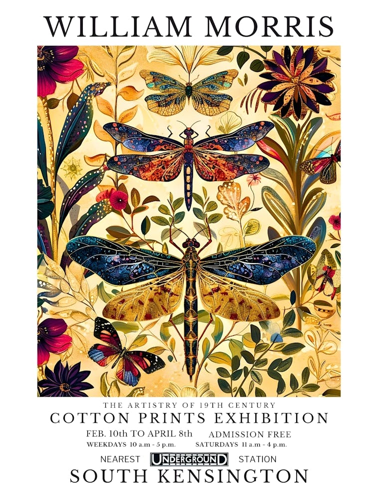 William Morris - Cotton Prints Exhibition 4
