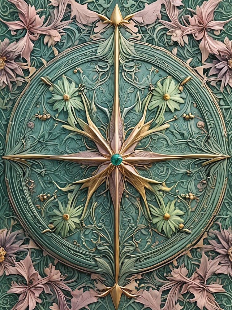 Floral North Star no3
