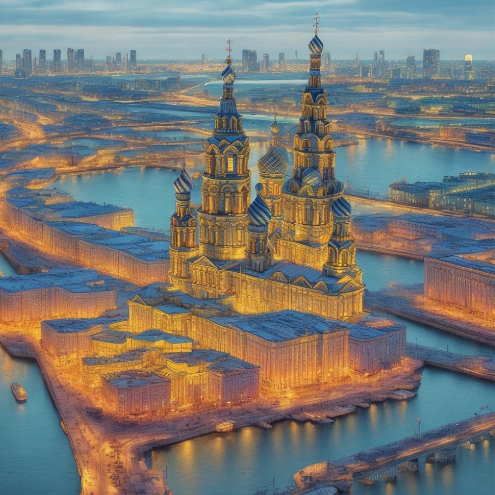 St Petersburg At Night