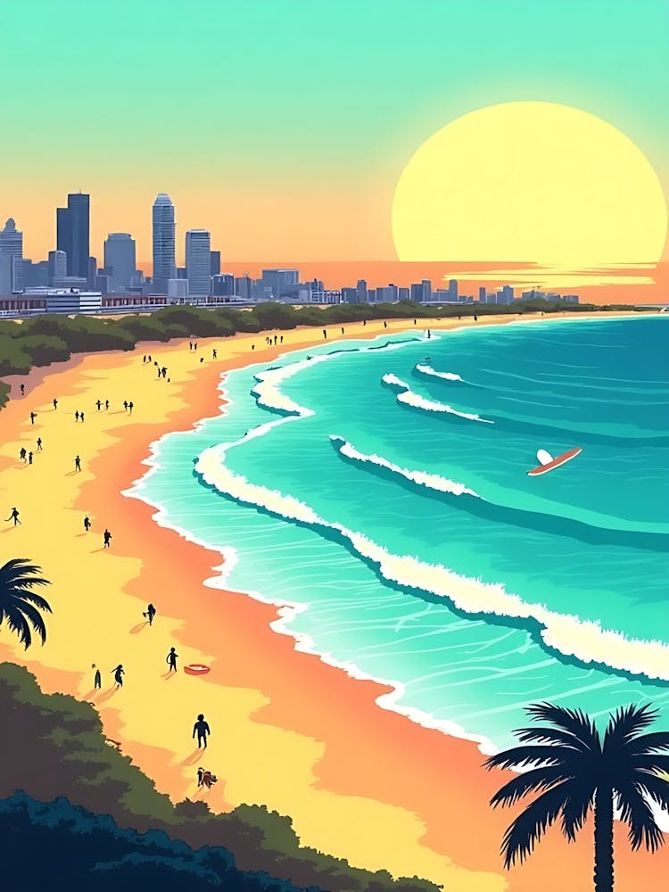 Sydney Vintage Travel Poster 2