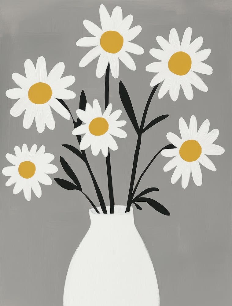 Gänseblümchen in einer Vase 33