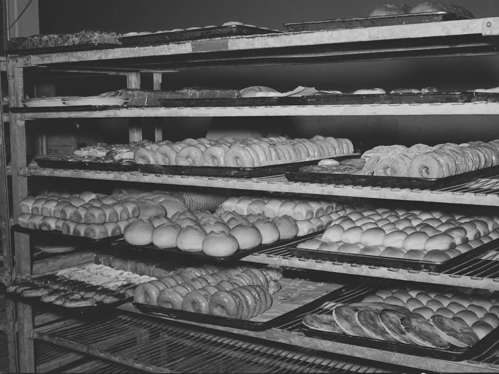 Back Of Bakery Goods At Bakery, San Angelo, Texas By Russell Lee
